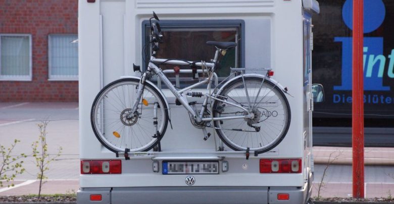 Fahrradträger am Camper