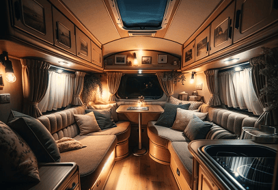 Wohnwagen Lampe