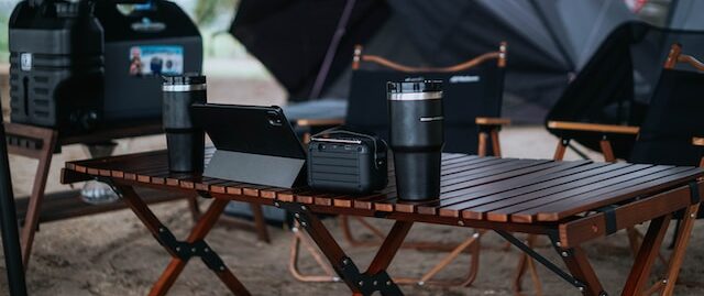 campingtisch rollbar